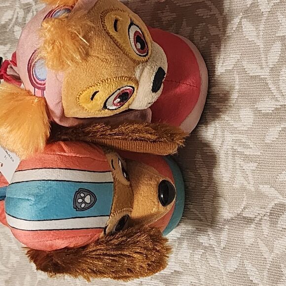 Paw Patrol Plush Toy Set - Pink and Blue - Picture 1 of 4